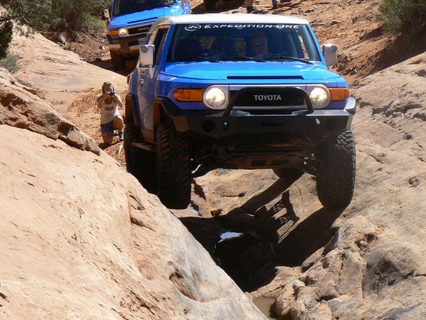 Expedition One Standard Trail Series Front Bumper with Hoop for FJ Cruiser - Click Image to Close