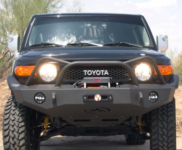 Expedition One Trail Series Diamond Style Front Bumper - Click Image to Close