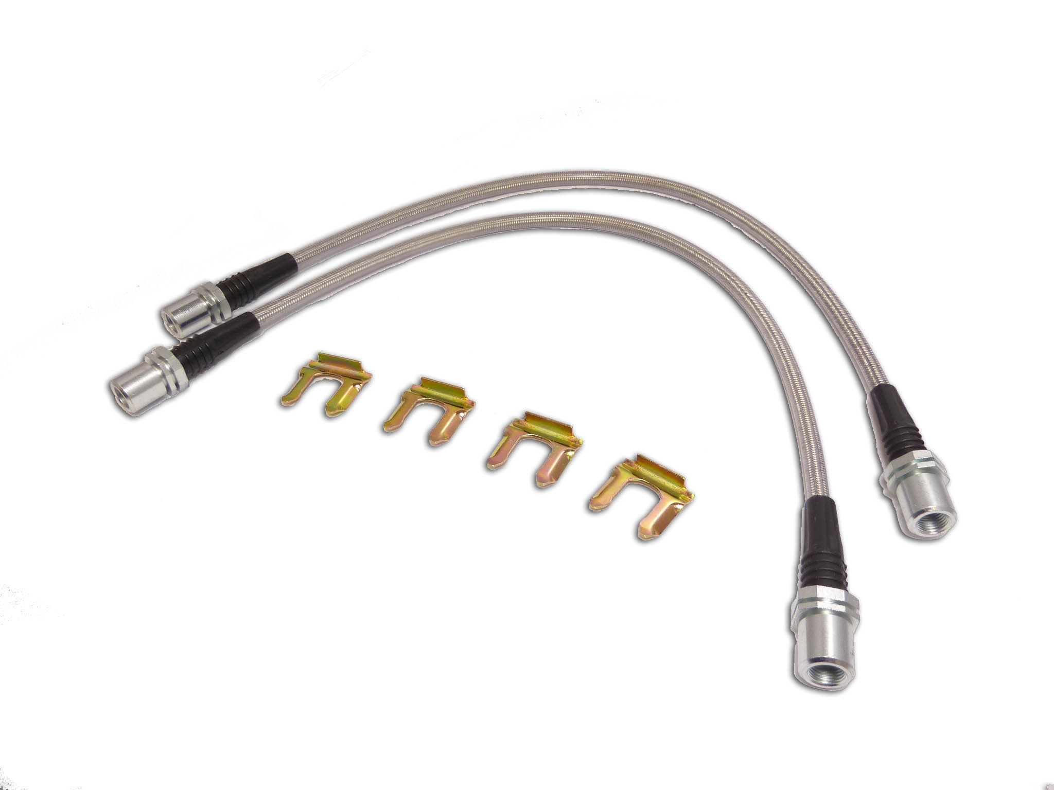 Pro Braking PBF0715-TRD-BLA Front Braided Brake Line Pro Braking PBF0715-TRD-BLA Front Braided Brake Line