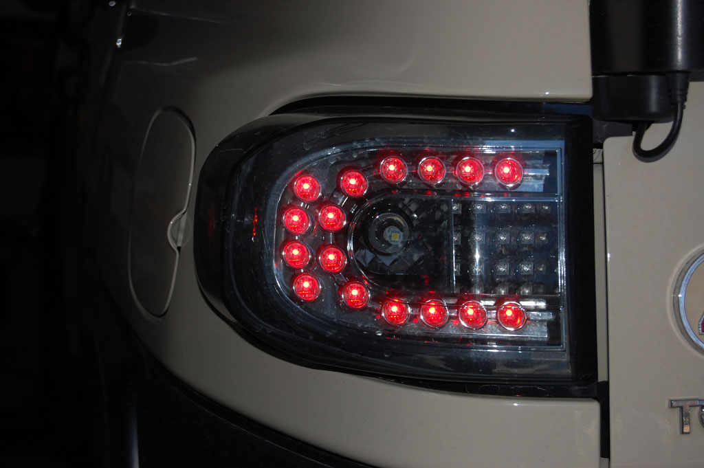 Ipcw 07 Up Fj Cruiser Tail Lights Crystal Clear Led Ledt