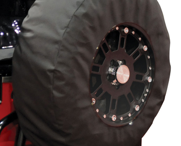 Clear Window Pane Tire Cover - 33-35 in. Tires