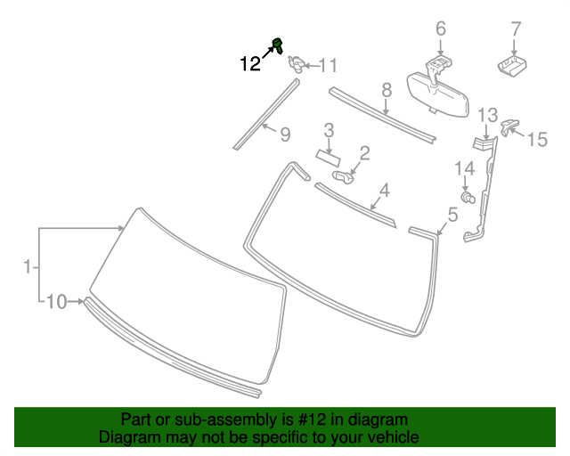 Toyota Reveal Molding Screws - Click Image to Close