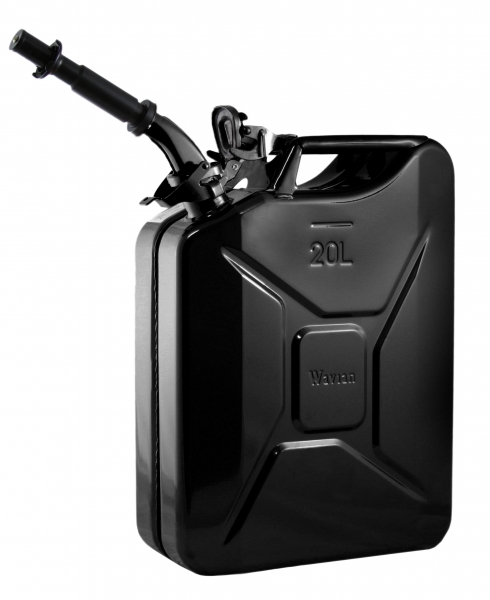 Wavian Black 5.3 Gallon Steel Fuel Can