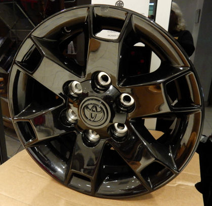 Toyota FJ 16" inch Alloy Baja Glossy Black - Click Image to Close