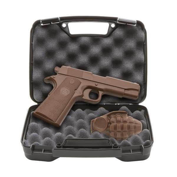Solid Chocolate Handgun & Grenade Set - Christmas 2021 Special