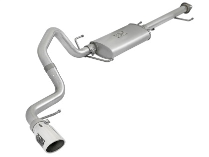 Afe Power FJ Cruiser Scorpion 2-1/2 IN Aluminized Steel Cat-Back Exhaust System w/ Polished Tip