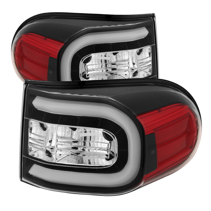 Spyder Toyota FJ Cruiser 07-13 Light Bar LED Tail Lights - Black - Click Image to Close