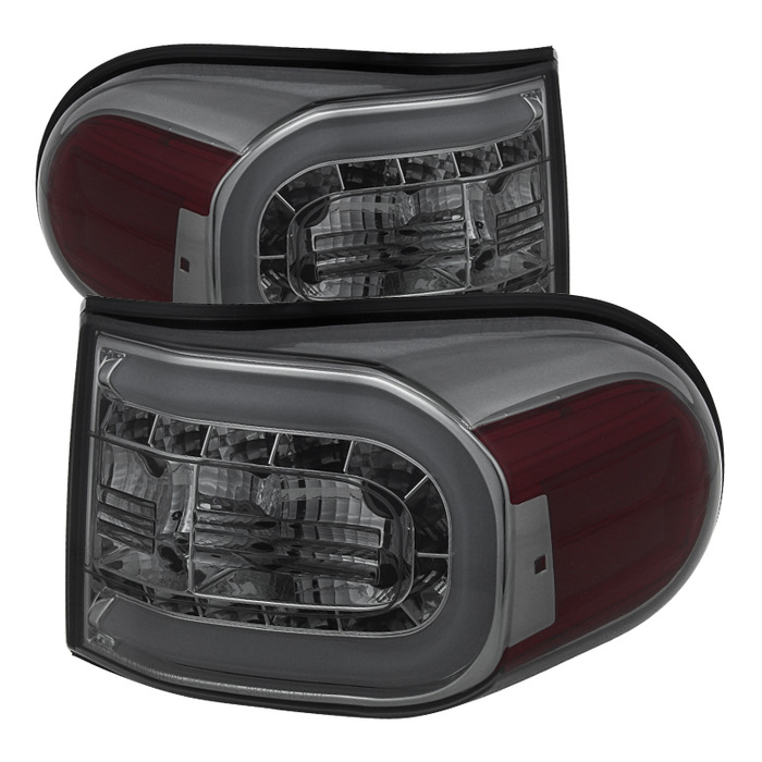 Spyder Toyota FJ Cruiser 07-13 Light Bar LED Tail Lights - Smoke - Click Image to Close