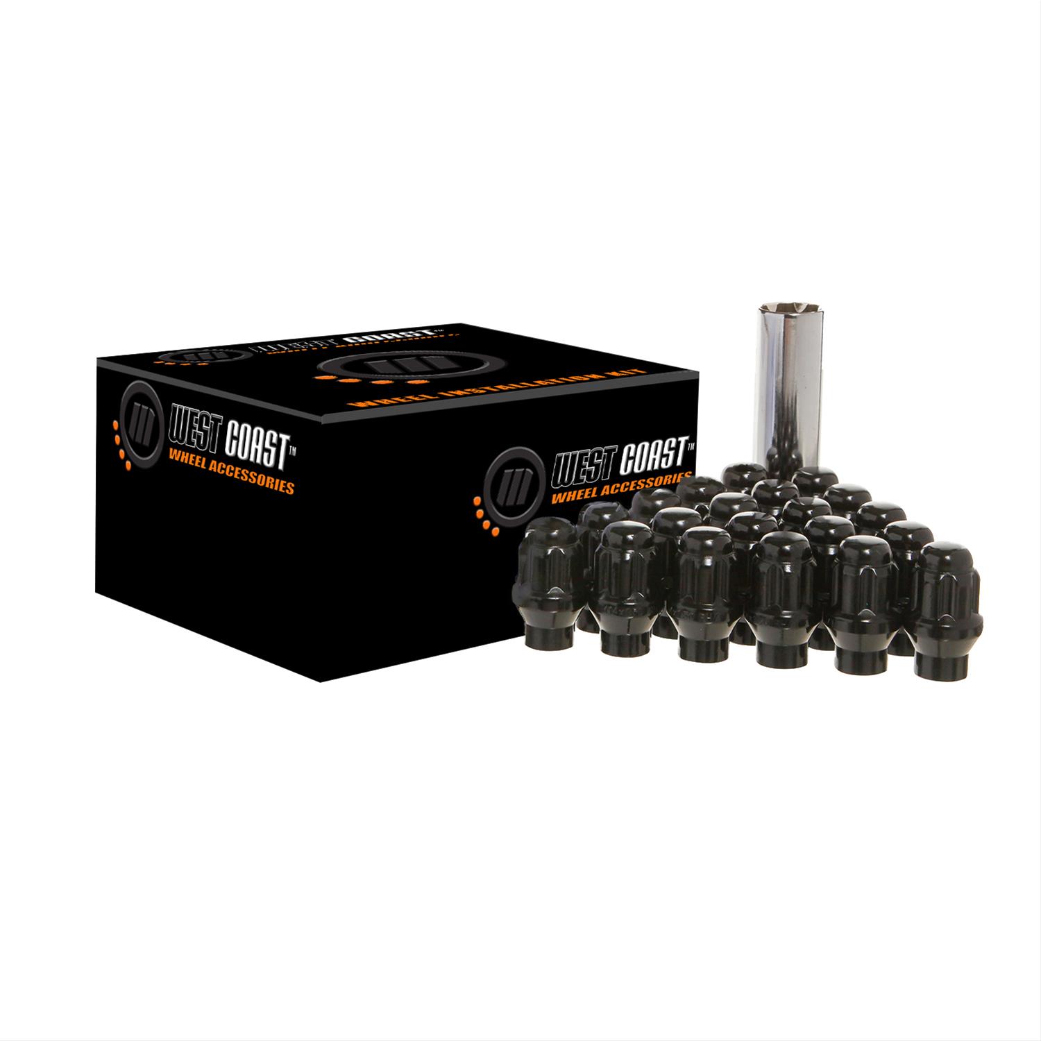 Method Lug Nuts - Black - Click Image to Close