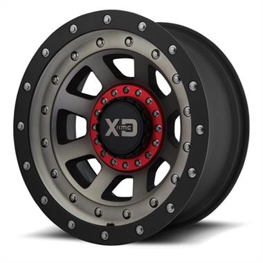 KMC, XD Series XD137 FMJ, 17x9 Wheel with 6x135/5.5 Bolt Pattern - Satin Black with Dark Tinted Clear Coat - Click Image to Close