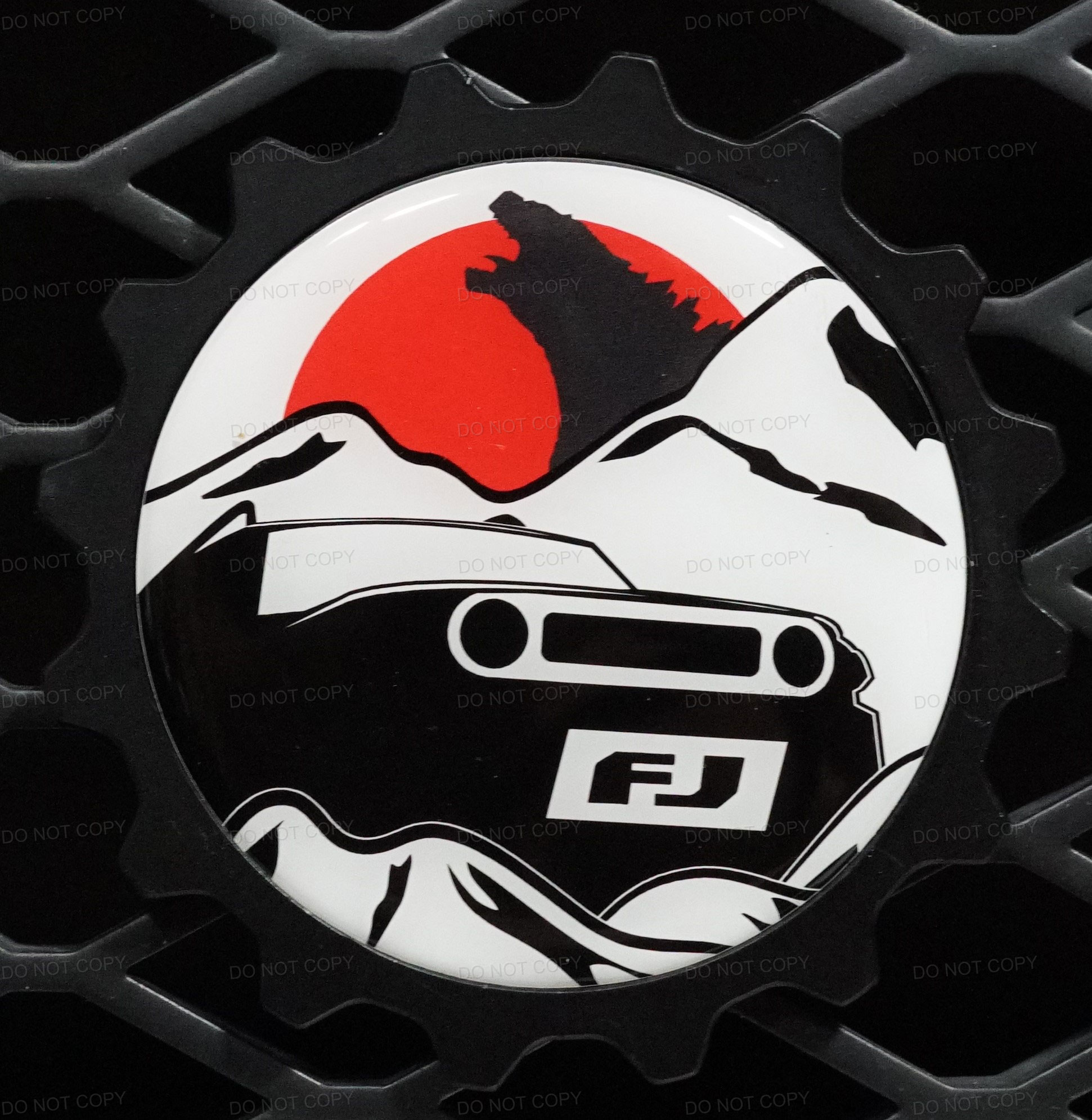 FJ Godzilla Badge - Click Image to Close