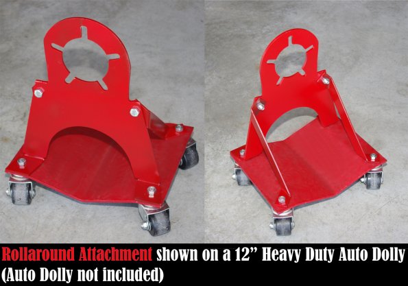 Auto Dolly 12" Auto Dolly Roll Around (Set of 2) 4 Hole Auto Dolly 12" Auto Dolly Roll Around (Set of 2) 4 Hole