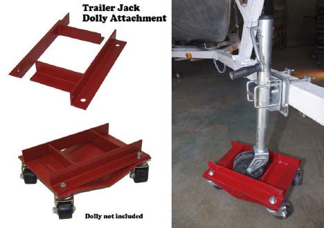 Auto Dolly Trailer Jack Attachment Auto Dolly Trailer Jack Attachment