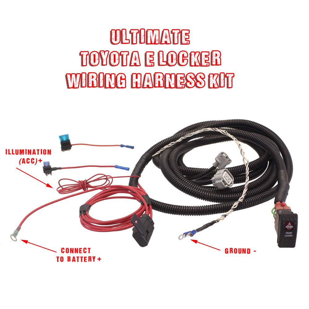 Low Range Off-Road Electric Locker ELocker Wiring Harness Kit
