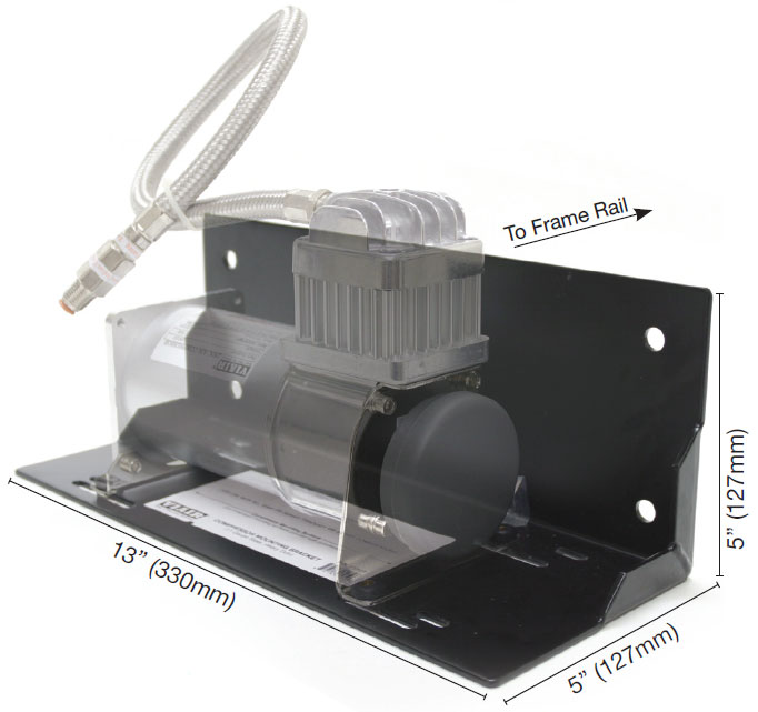 VIAIR Compressor Mounting Bracket - Click Image to Close